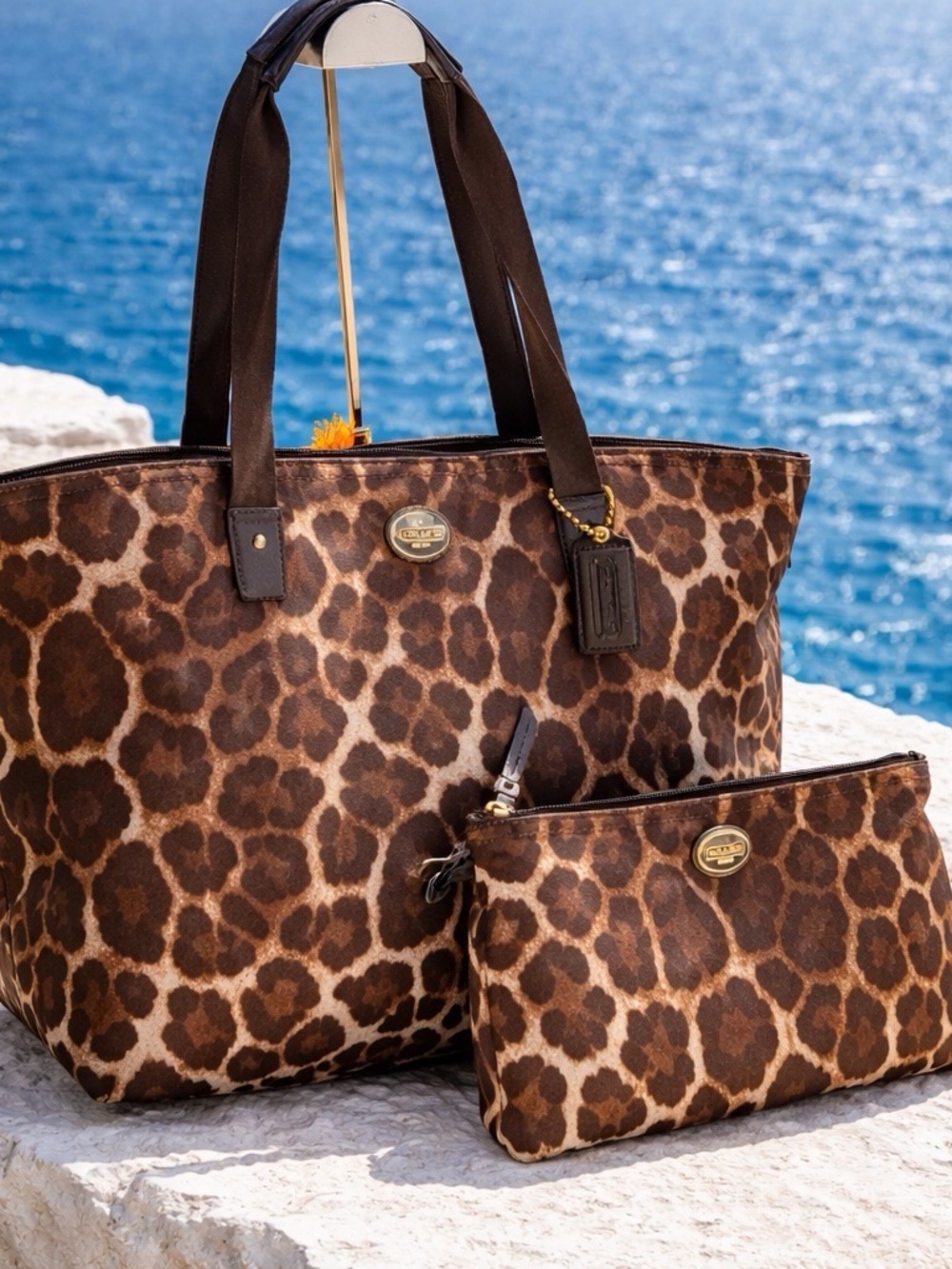 COACH OCELET TOTE WITH SNAP IN BABY BAG, ORIGINAL HANGTAG